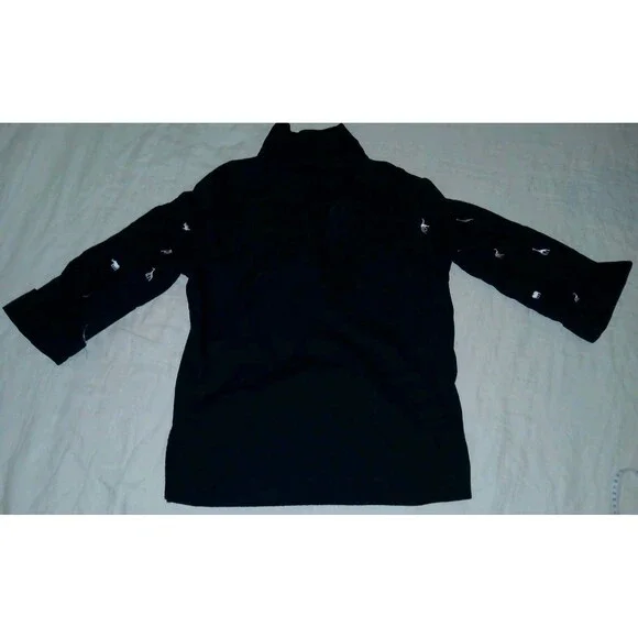 Vtg Yves St Clair Linen Lagenlook Top Sz 10 Travel Mimimalist Art-To-Wear Safari - Picture 5 of 10